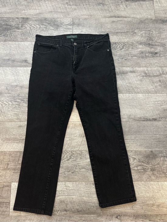 Ralph Lauren Denim - Lauren Ralph Lauren Black Straight-Leg Jeans